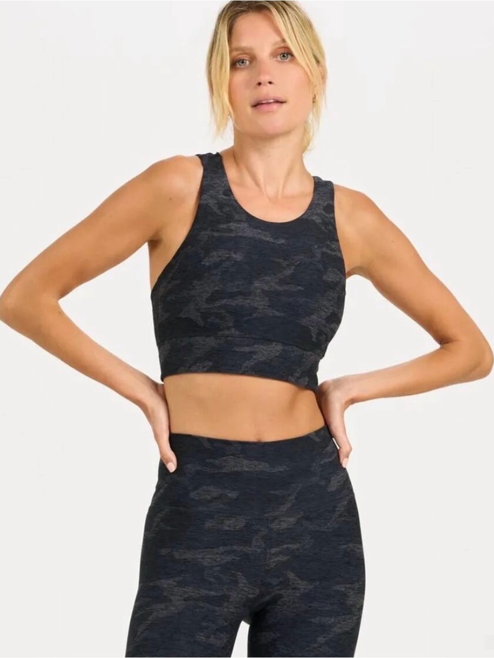Vuori Elevation Sports Bra Camo High-Neck Sports Bra VW1006 XL